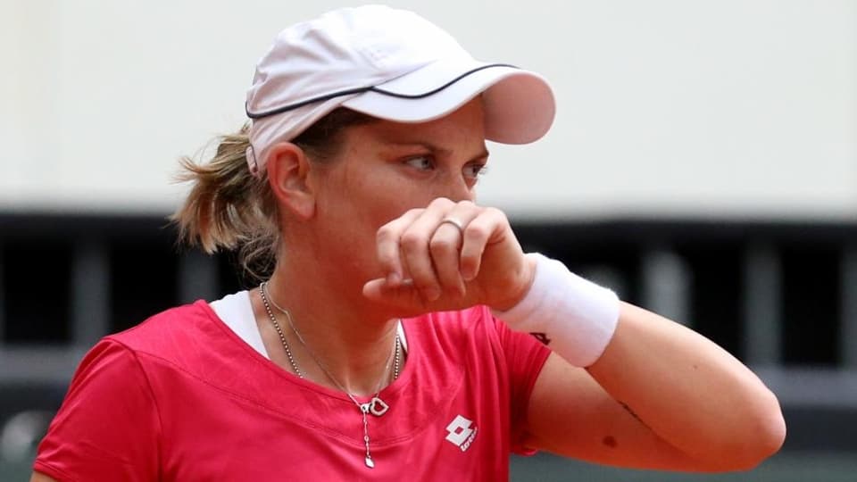 Romina Oprandi bleibt in Doha gegen Viktoria Asarenka ohne Chance. 