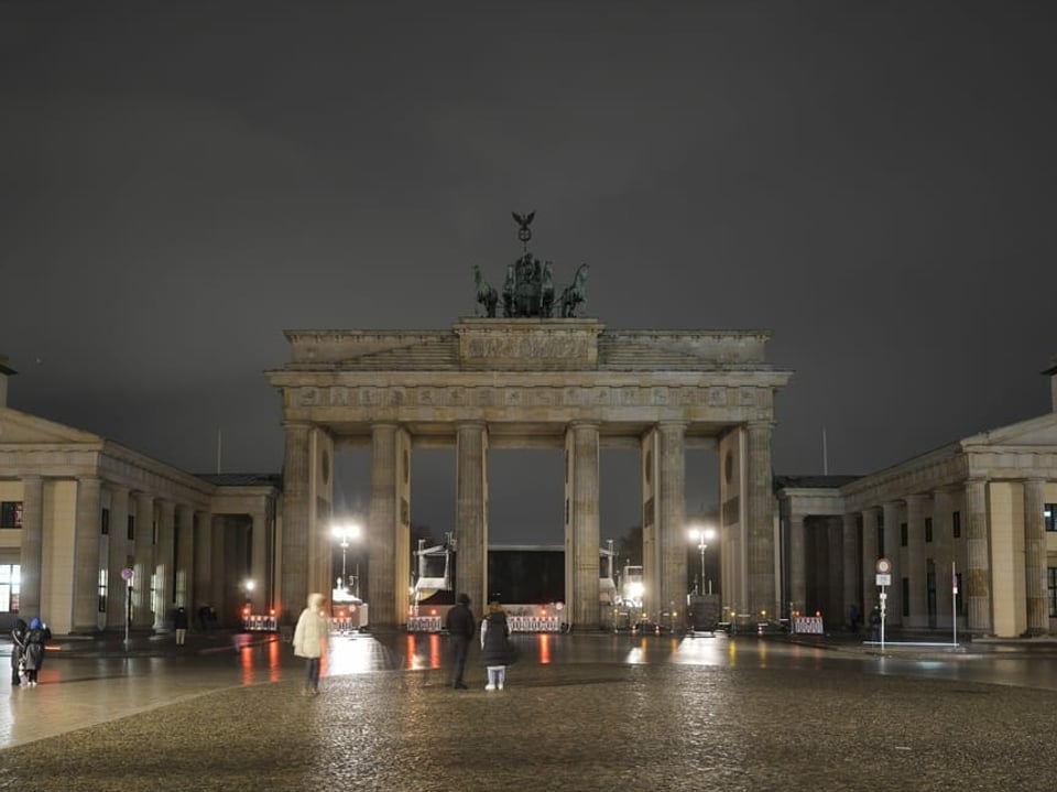 Berlin während der Earth Hour
