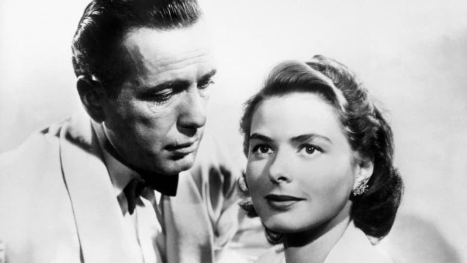 Humphrey Bogart und Ingrid Bergman.