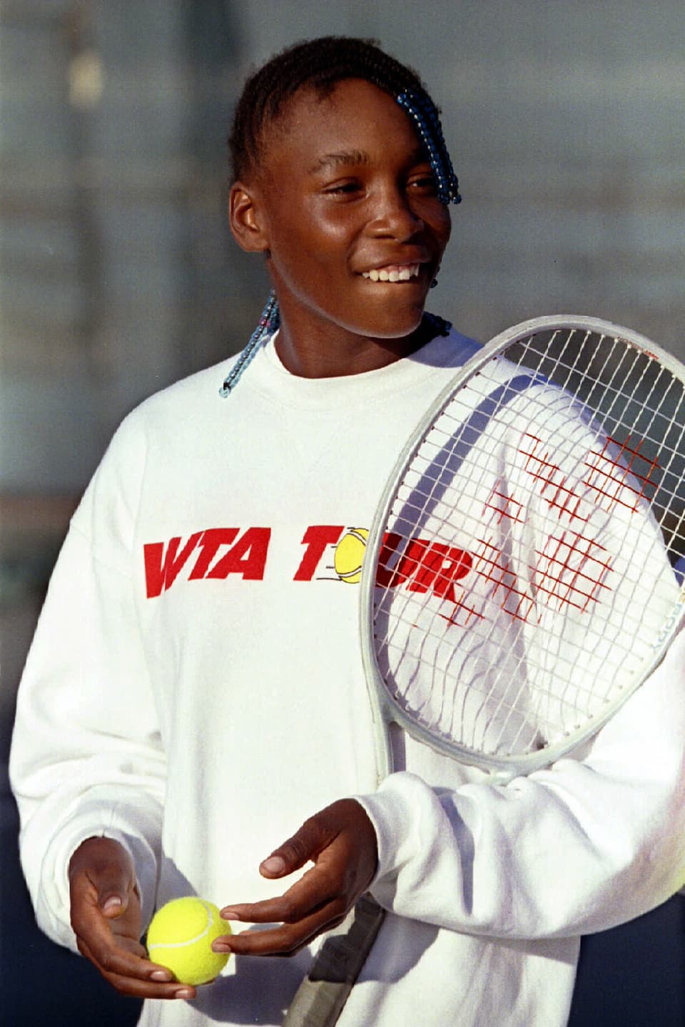 Venus Williams als 14-Jährige.