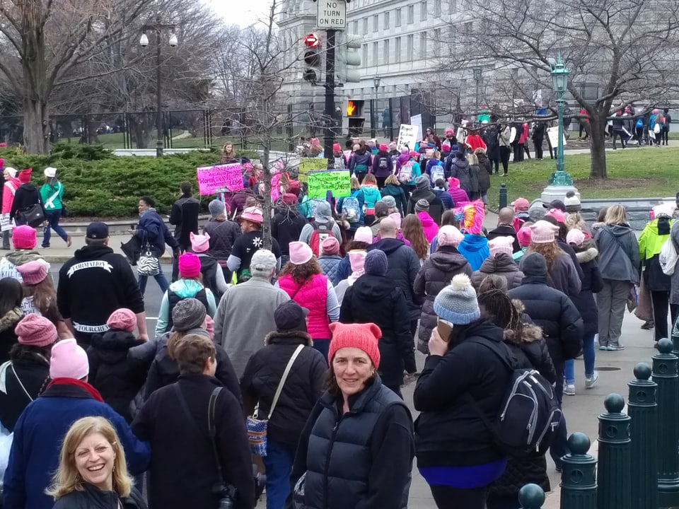 Demonstrantinnen in Washington D.C.