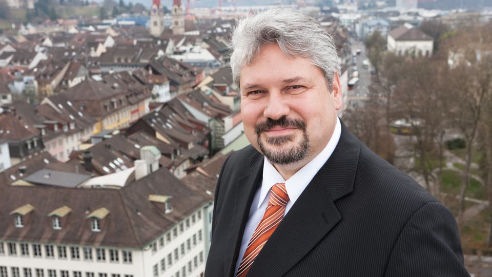 Stadtpräsident Michael Künzle lädt zum Gespräch (Hans-Peter Künzi, 18.04.2013)