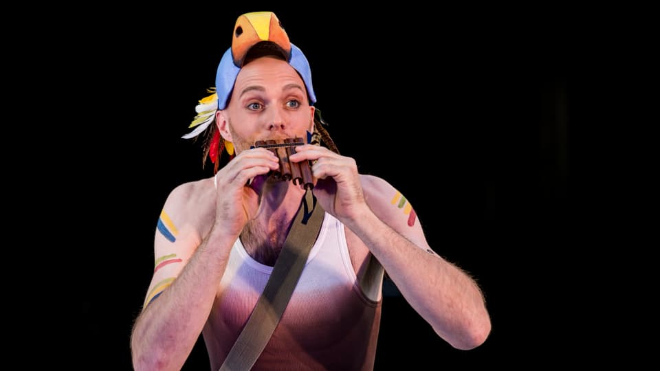 Papageno spielt Flöte