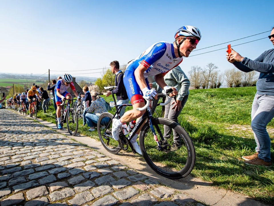 Hat in Harelbeke Selbstvertrauen getankt Stefan Küng auf dem Rad