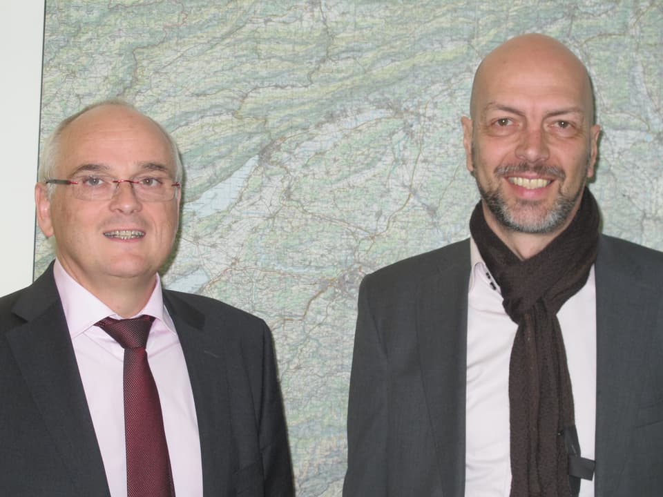 Pierre Alain Schnegg, SVP und Roberto Bernasconi, SP wollen beide in den Regierungsrat