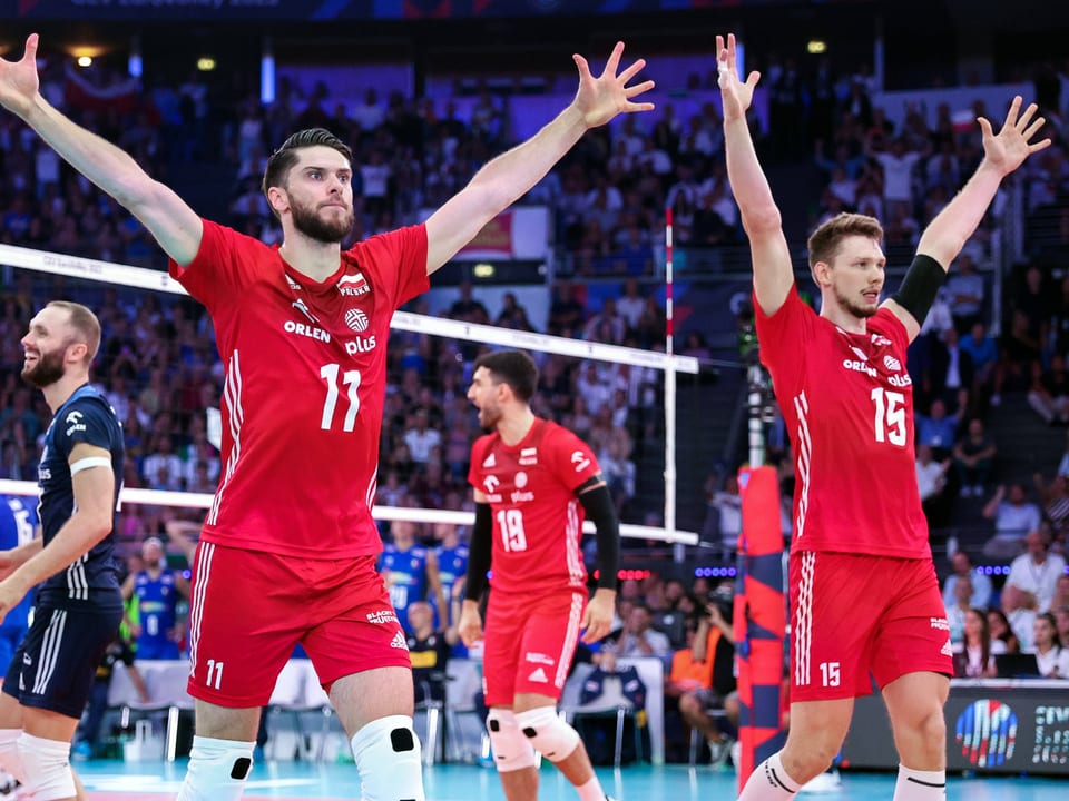 Polens Volleyballer sind Europameister.