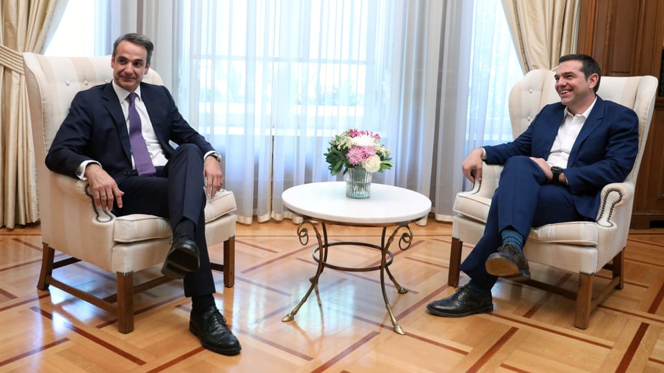 Mitsotakis und Tsipras