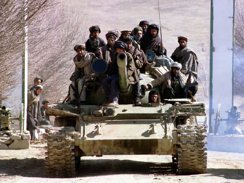 Taliban-Kämpfer in Kabul, 1996