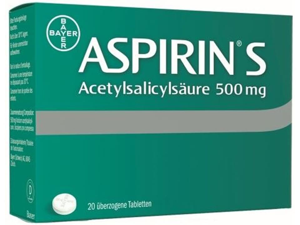 Grüne Verpackung Aspirin