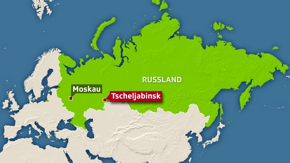 Karte Tscheljabinsk 