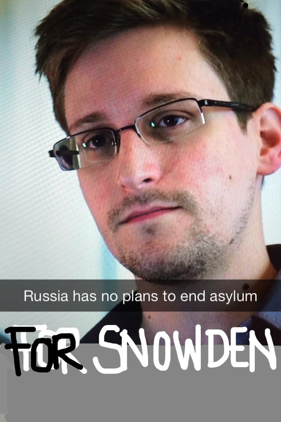 Edward Snowden auf Snapchat