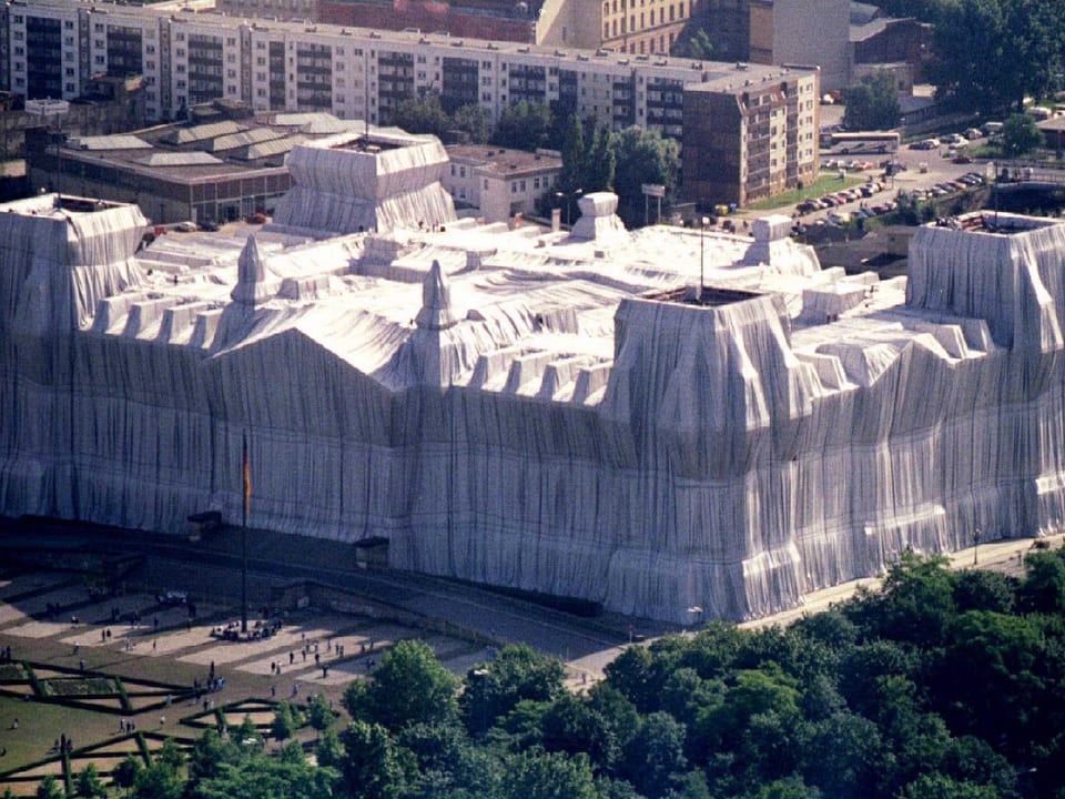 Verhüllter Reichstag Kunstprojekt 1995