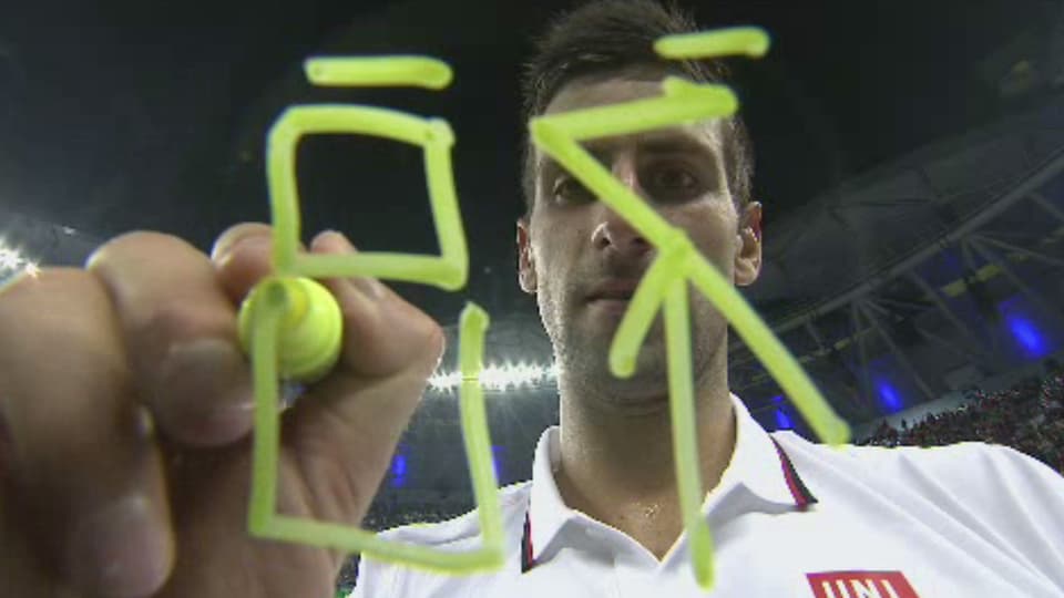 Novak Djokovic ist happy