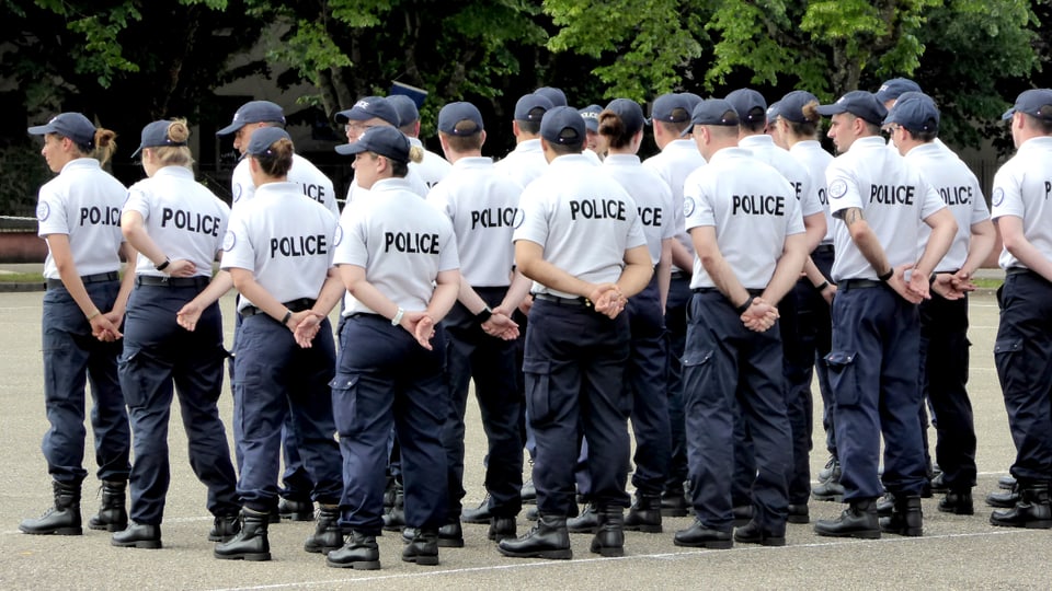 Polizisten in der Ausbildung