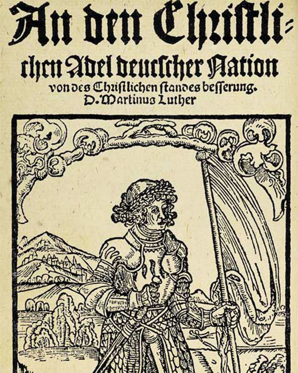 Das Buchcover von «An den christlichen Adel deutscher Nation».