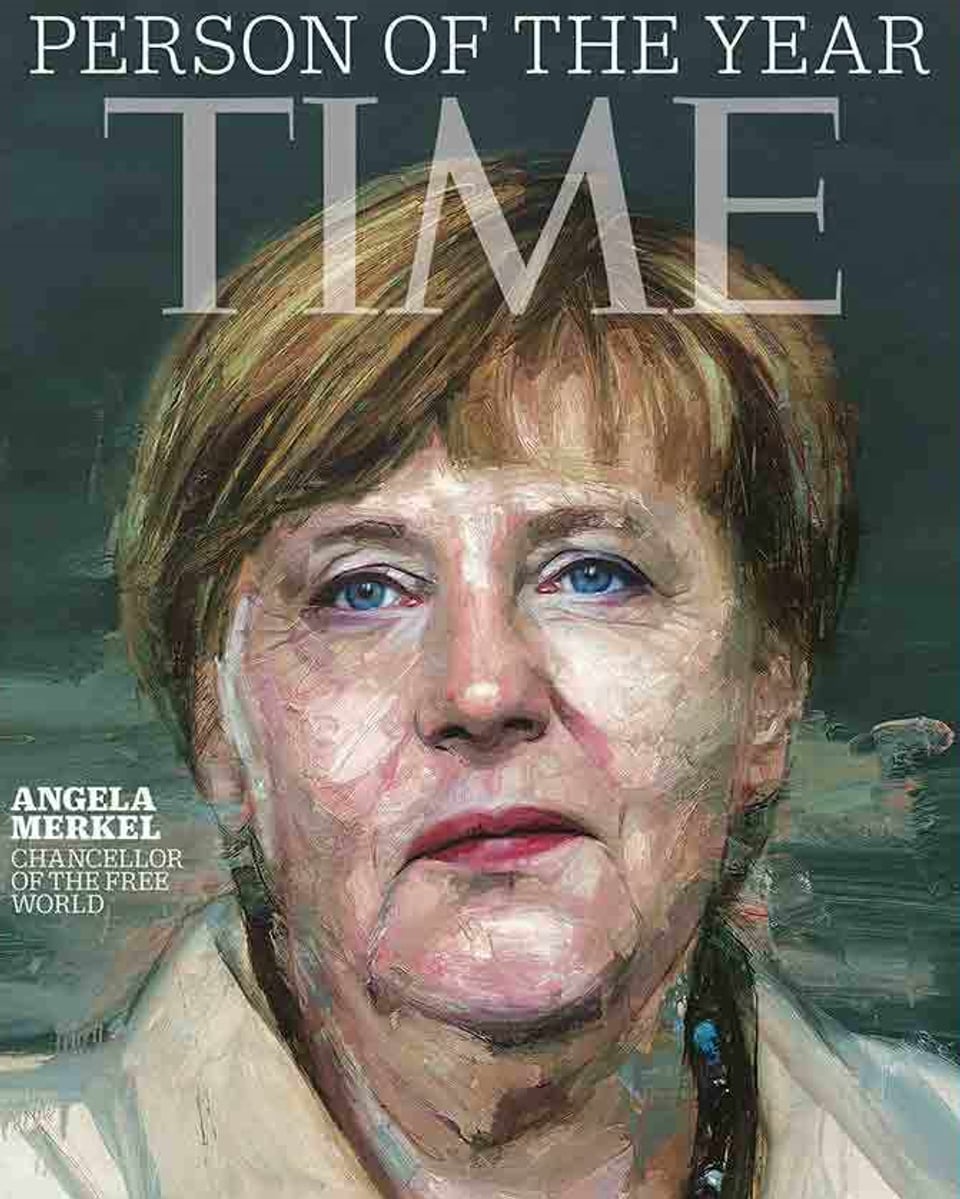 Titelbild Time mit Angela Merkel