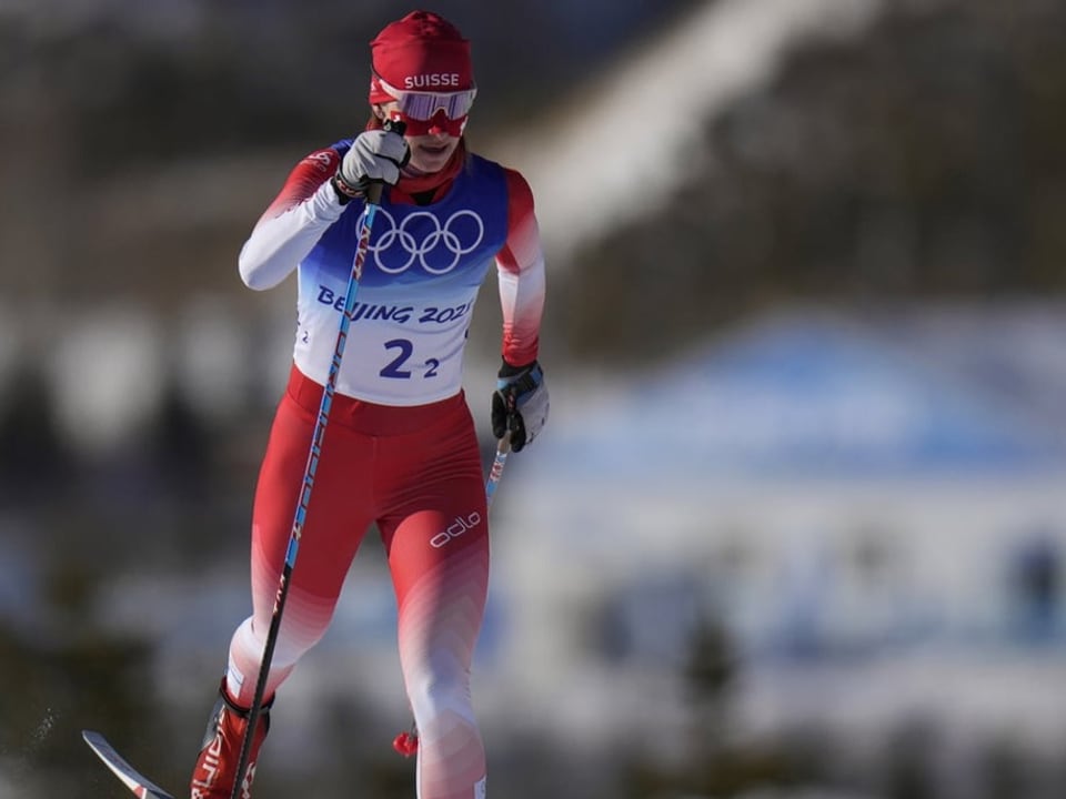 Aushängeschild des Schweizer Langlauf-Teams Nadine Fähndrich.