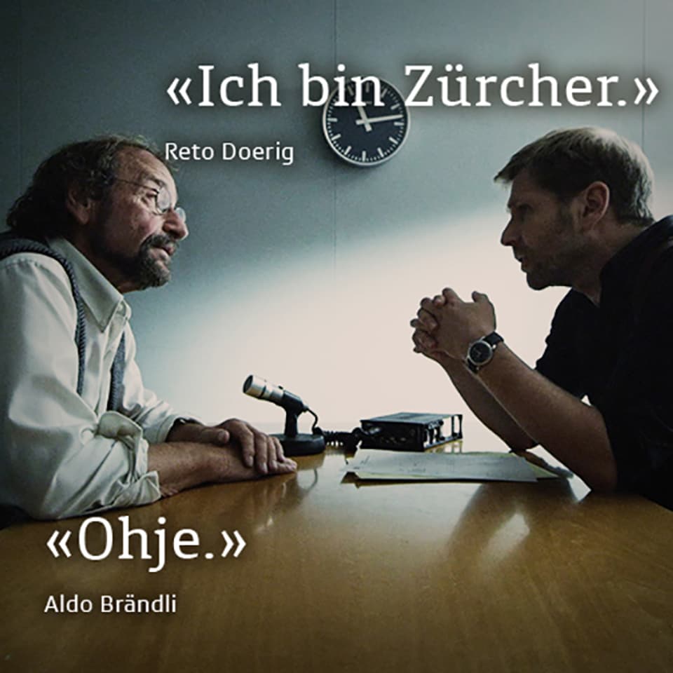 Herbert Leiser als Aldo Brändli, Samuel Streiff als Reto Doerig