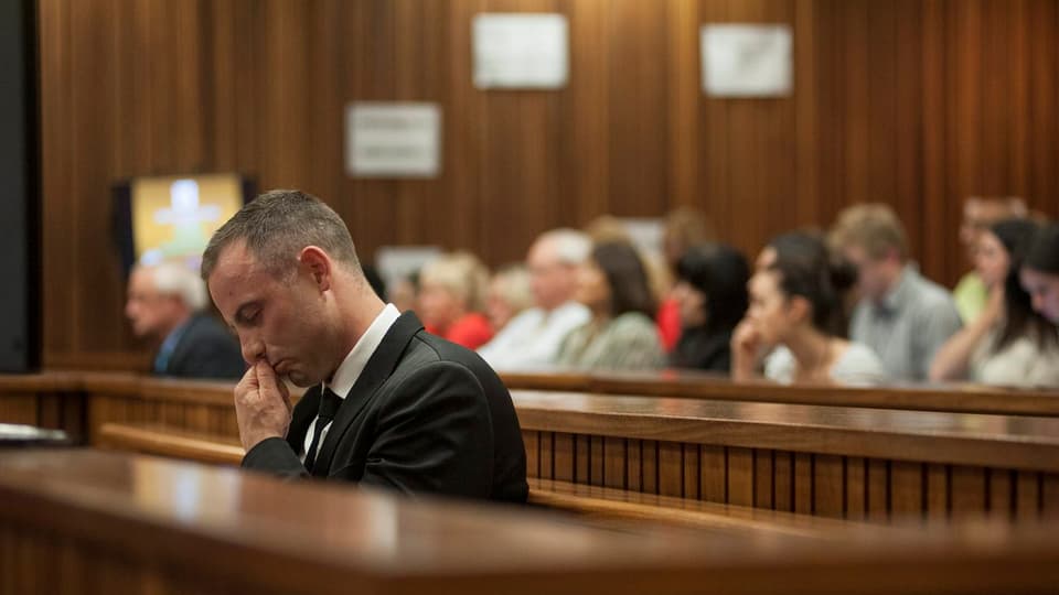 Pistorius in Pretoria vor Gericht.