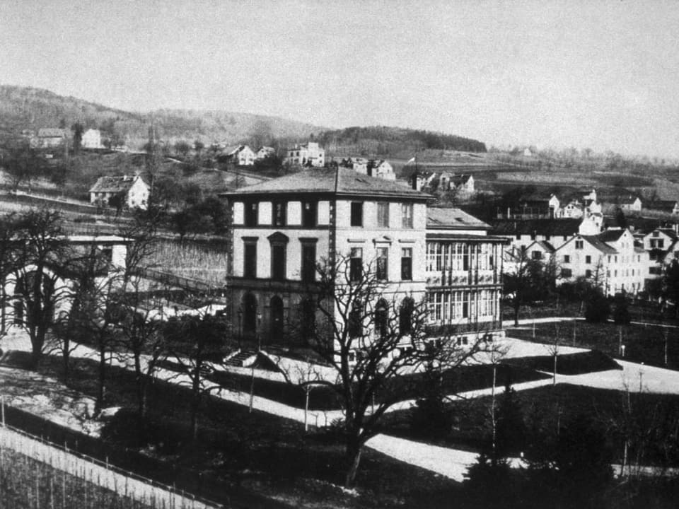 Bild vom Kinderspital um 1890. 