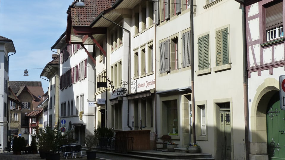 Blick in die Altstadt von Zofingen
