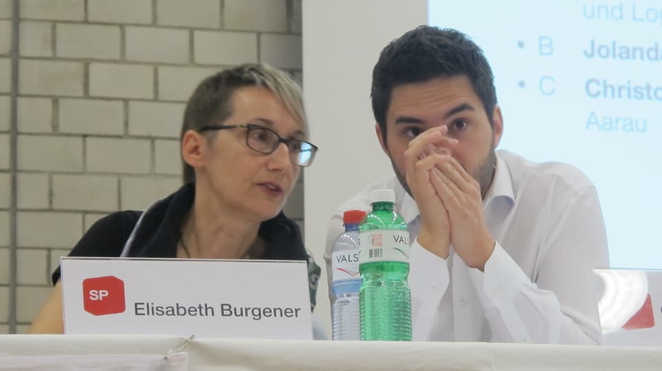 Burgener und Wermuth im Gespräch