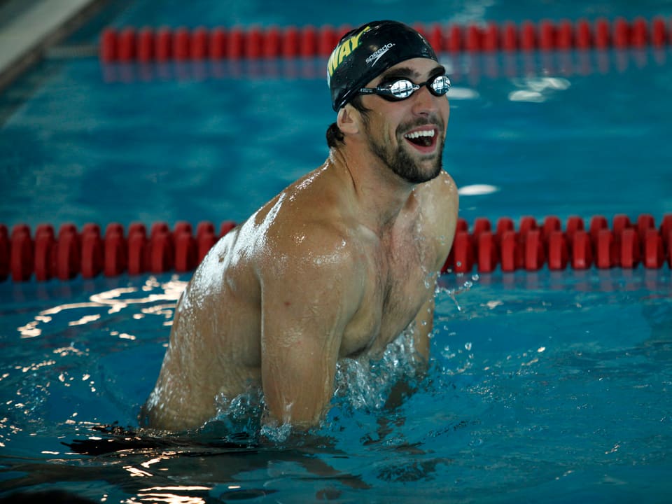 Olympiasieger und Weltrekordhalter Michael Phelps