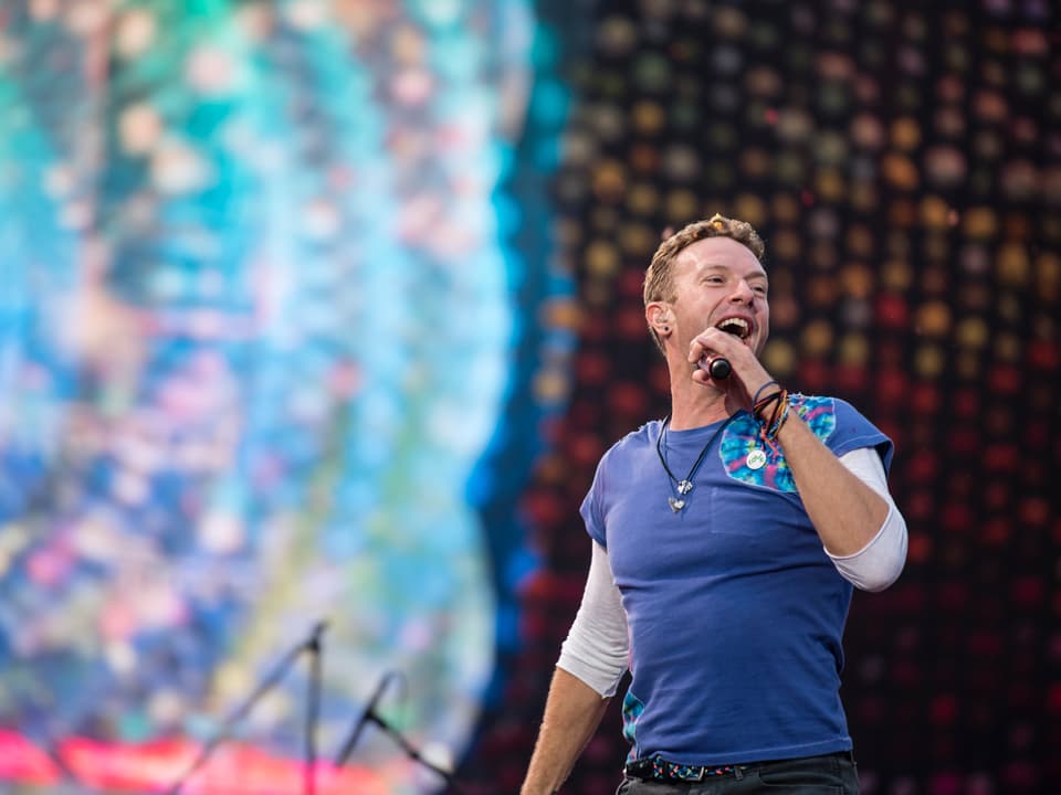 Coldplay live im Letzigrund.