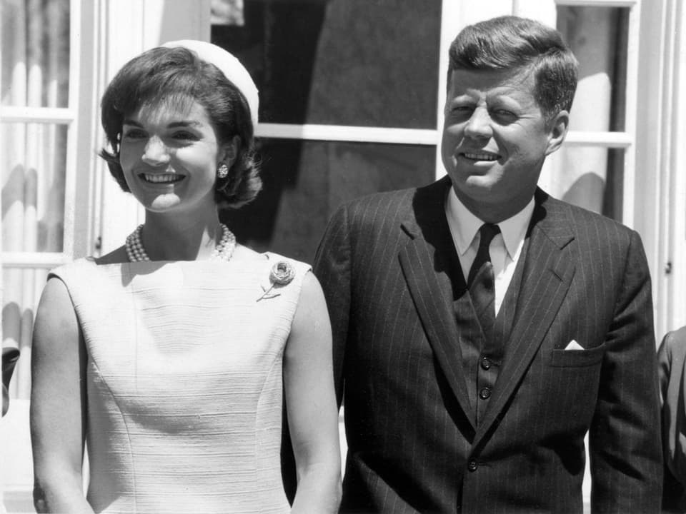 Jacky Kennedy mit dem Präsidenten