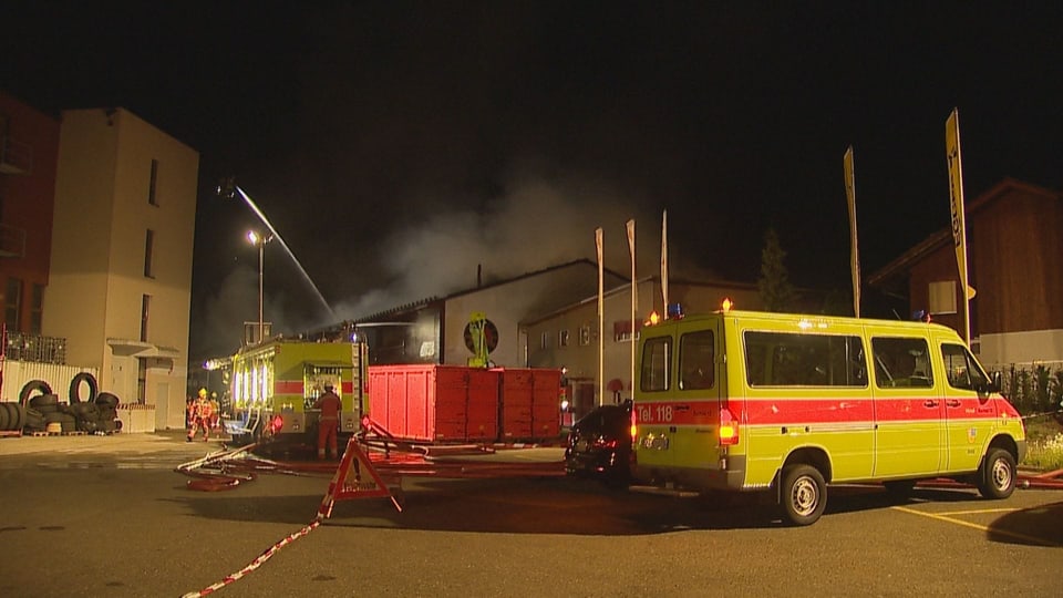 Brand in Hinwil.