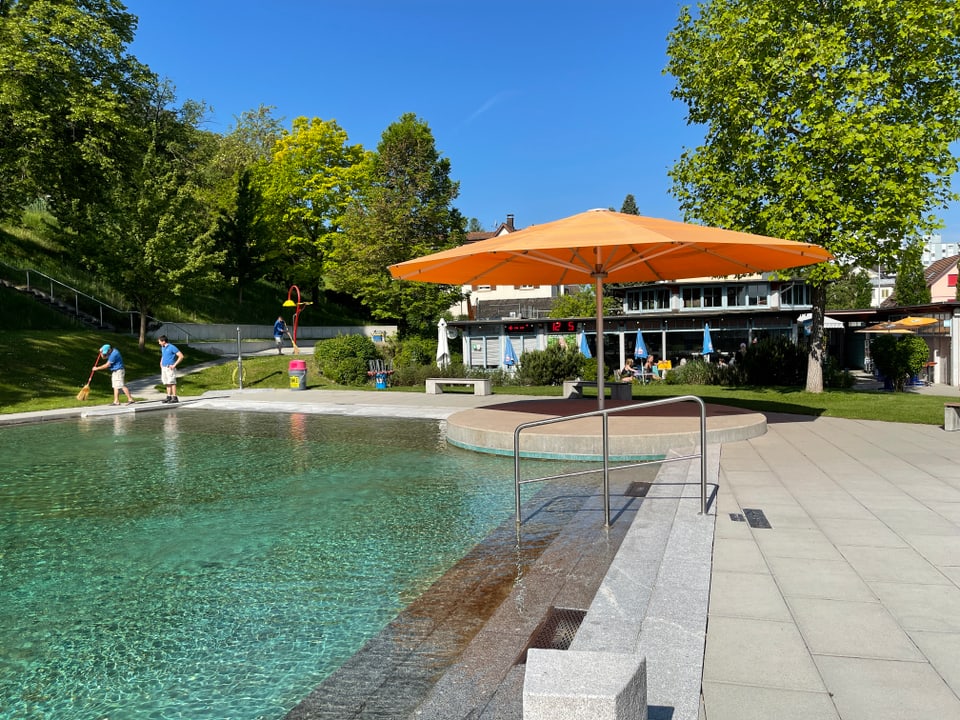 Das Freibad in Schlieren