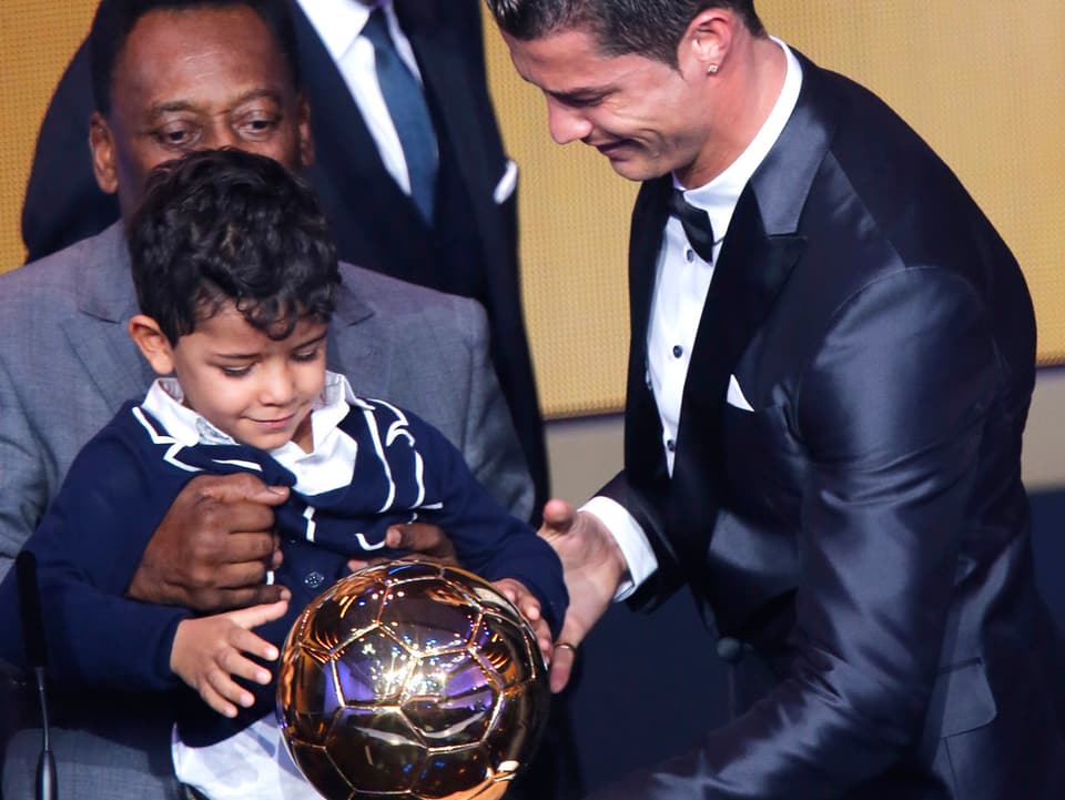 Cristiano Ronaldo und sein Sohn