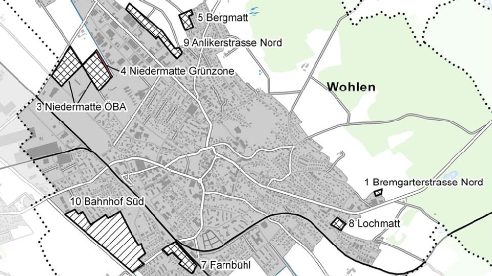 Grossratskommission genehmigt Richtplananpassung in Wohlen nur mit Abstrichen. a