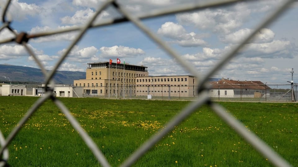 Blick auf das Gefängnis von Bochuz (VD).