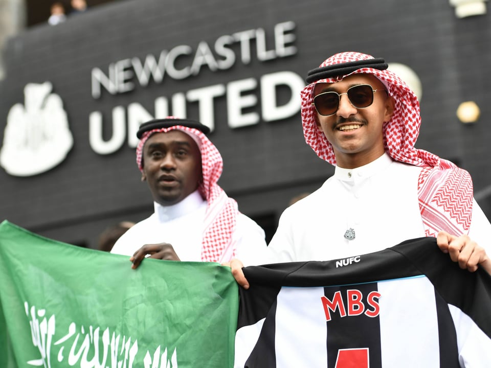 Saudi-arabische Fans von Newcastle United