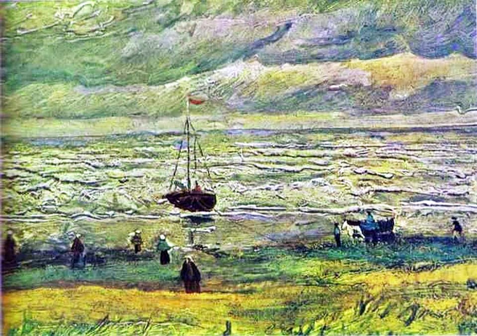 «Strand von Scheveningen»: Eines der beiden 2002 gestohlenen Gemälde von Vincent van Gogh, die nun wieder aufgetaucht sind. 