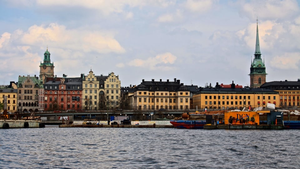 Blick auf den Kern von Stockholm.