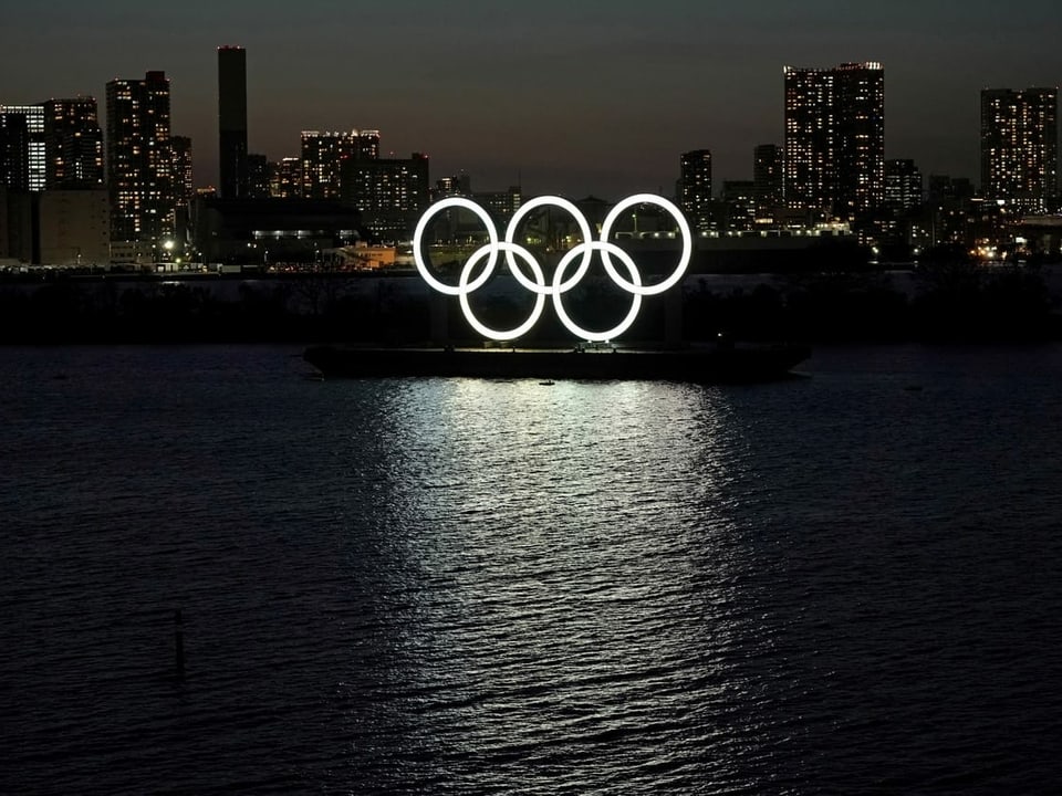 Teurer Spass Olympische Ringe in Japan