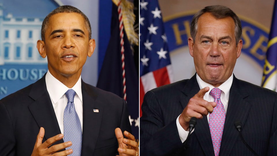 Barack Obama und John Boehner 