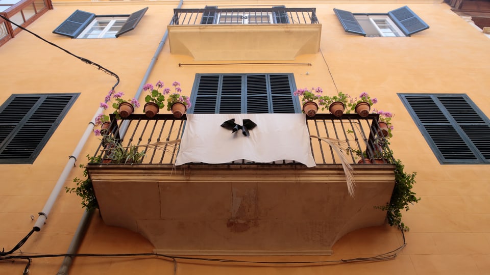 Balkon in der Altstadt von Palma