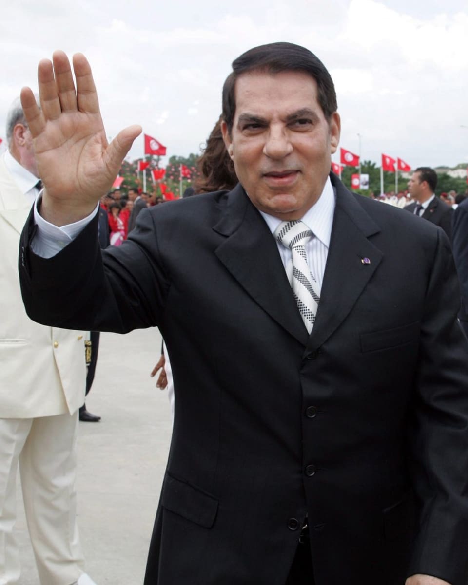 Der ehemalige tunesische Diktator Ben Ali.