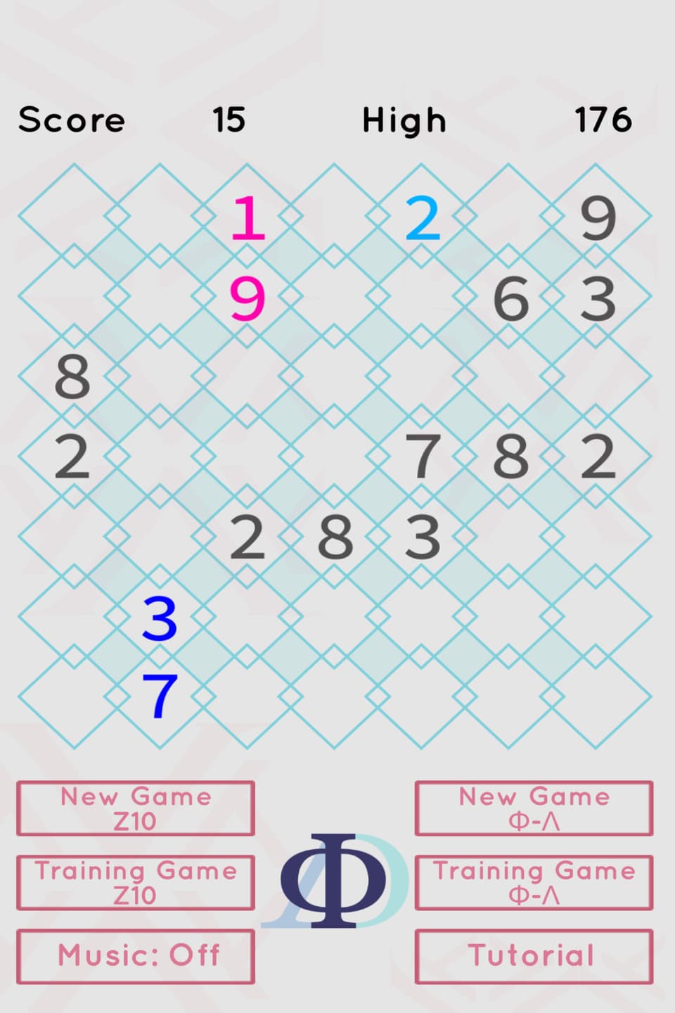 Die 3er Gruppen habe ich auf 2er Gruppen herunter gekürzt. Die restlichen Gruppen (ausser hellblau) konnte ich eliminieren. Jetzt: Wie immer erst Summen-checken. Da fällt auf: Hellblau hat sich zerteilt!