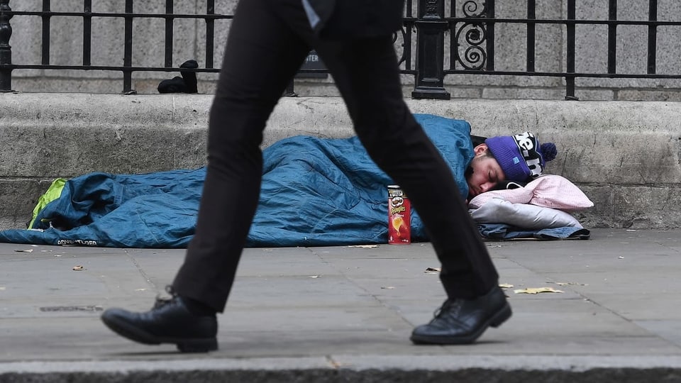 Jede fünfte Person lebt in Armut – mehr als 300'000 Briten leben sogar auf der Strasse