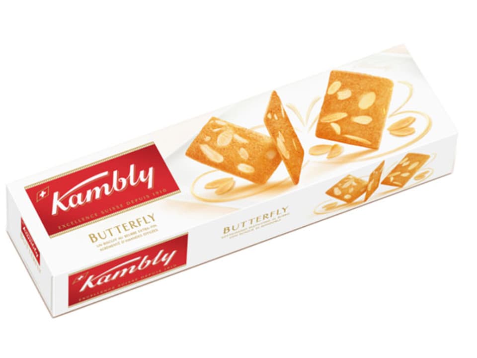 Verpackung Kambly-Butterfly-Guezli.