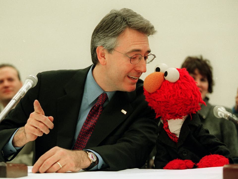 Der Muppet war 2002 der erste nichtmenschliche Redner. 