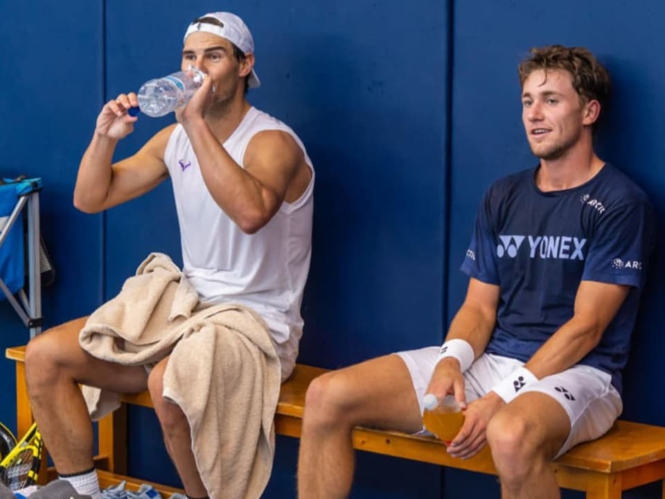 Trainingspartner auf Mallorca, Final-Kontrahenten in Paris Rafael Nadal und Casper Ruud