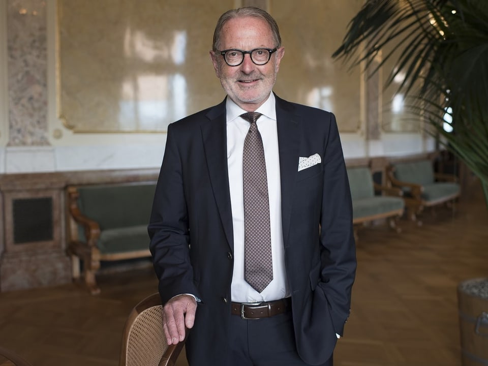 Porträt von Ex-Nationalrat und Unternehmer Hermann Hess