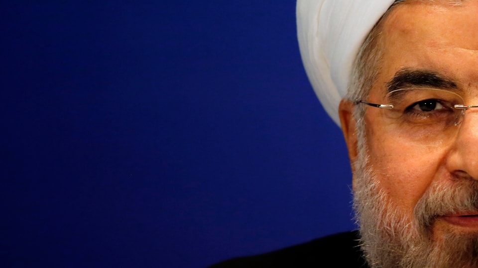Der amtierende Präsident Hassan Rouhani.