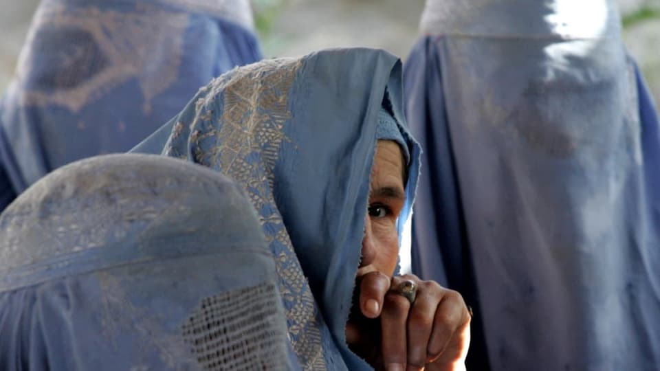 Frauen mit Burka in Afghanistan
