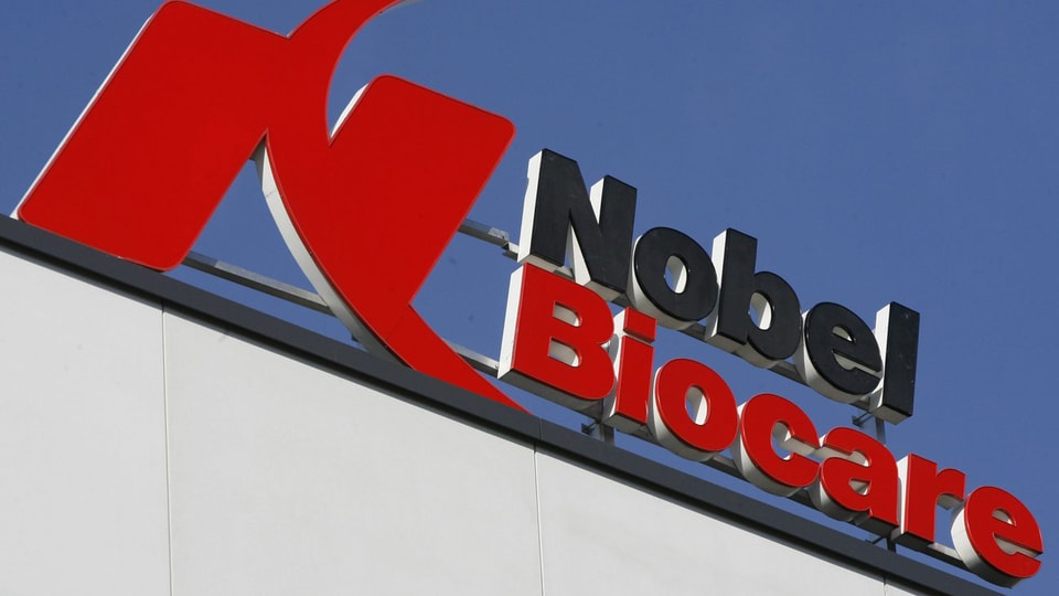 Logo von Nobel Biocare.